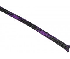 Полиэстеровый рукав для кабеля AudioBeat 4мм Purple-Black