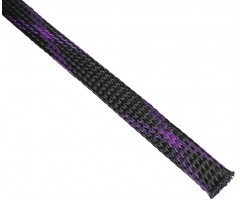 Полиэстеровый рукав для кабеля AudioBeat 10мм Purple-Black