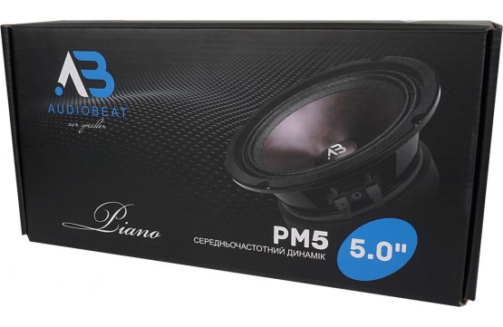 Середньочастотна акустика AudioBeat Piano PM5