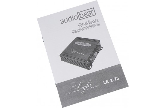 Двоканальний підсилювач AudioBeat LA 2.75
