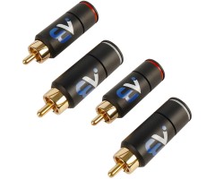 RCA конектори Audiobeat Black Core (4 шт.)