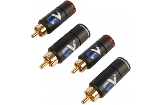 RCA конектори Audiobeat Black Core (4 шт.)