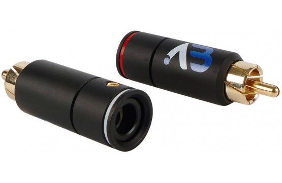 RCA конектори Audiobeat Black Core (4 шт.)