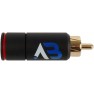 RCA конектори Audiobeat Black Core (4 шт.)