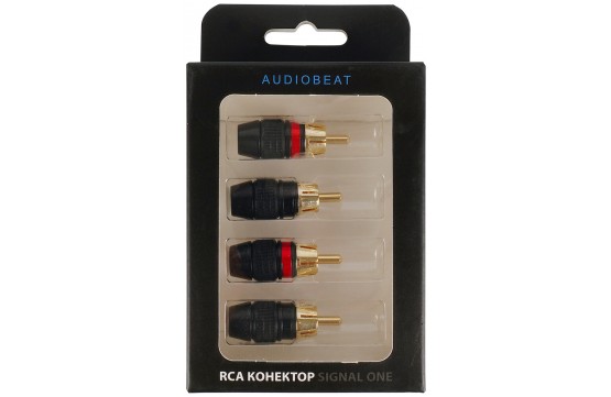 RCA конектори Audiobeat Signal One (4 шт.)