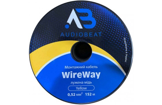 Монтажний кабель Audiobeat WireWay Yellow