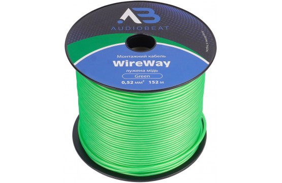 Монтажний кабель Audiobeat WireWay Green