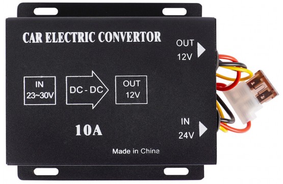 Перетворювач напруги AudioBeat 24V to 12V (10A)
