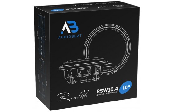 Сабвуферний динамік AudioBeat Rumble RSW 10.4